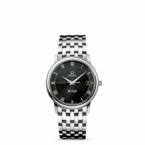 Omega De Ville Prestige Quartz 34.4 Stainless Steel / Black / Bracelet 4510.52.00 (45105200)